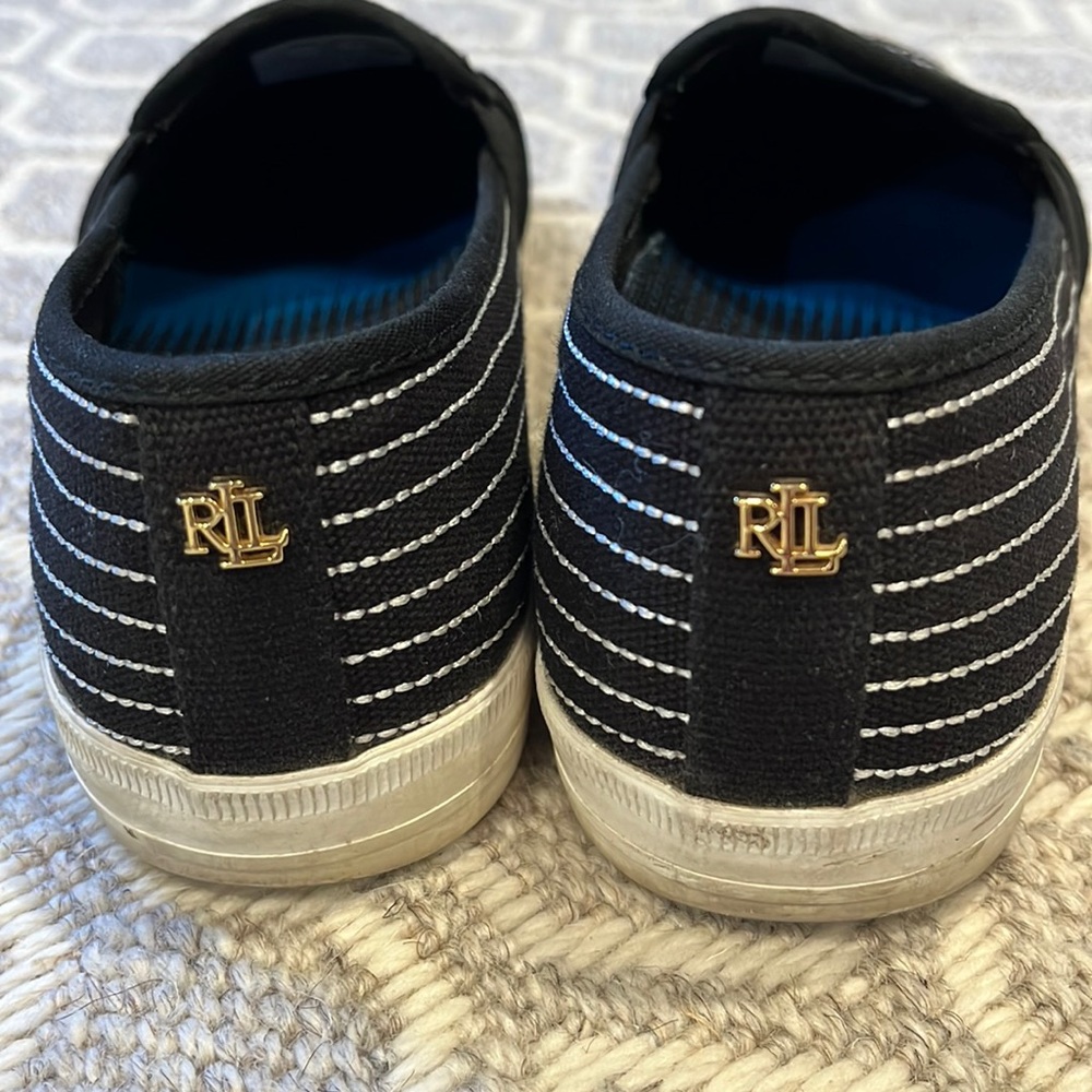Lauren Ralph Lauren slip on shoes.